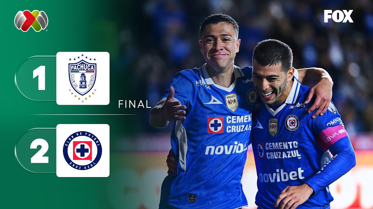Pachuca 1-2 Cruz Azul丨Melhores Momentos -Liga MX