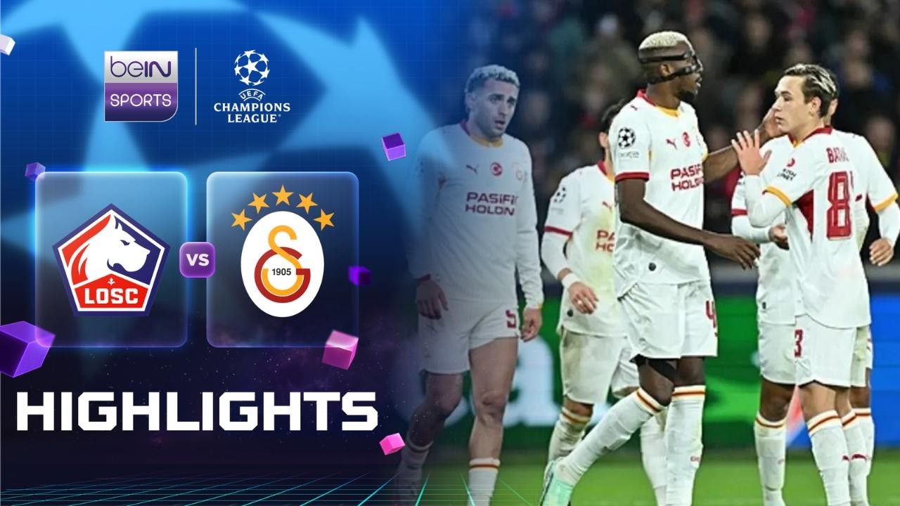 Lille 2-4 Galatasaray丨Melhores Momentos -Liga dos Campeões