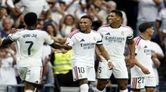 Tàu chiến Mourinho thắng 3 trận liên tiếp! Mbappe ghi 4 bàn, Bellingham 2 bàn 2 kiến tạo, Vinicius 1 bàn 2 kiến tạo