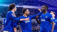 Chấm dứt chuỗi 9 trận thua trên sân nhà trước Man City! Everton hòa nghẹt thở 3-3