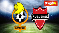Cobresal VS Nublense 05:00 30/05/2026 VĐQG Chilê