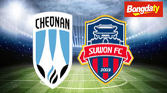 Cheonan City FC VS Suwon FC 17:30 07/06/2026 K League 2 Hàn Quốc