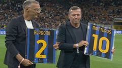 Huyền thoại áo số 2 và số 10! Inter tặng áo đấu cho Bergomi và Matthäus trước trận đấu