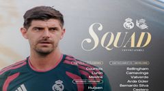 Real Madrid công bố danh sách đấu Real Sociedad: Hàng công Vinícius, Mbappe, Diomandé
