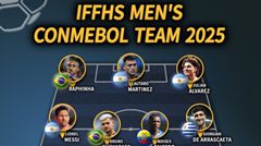 IFFHS công bố đội hình Nam Mỹ hay nhất năm 2025: Messi dẫn đầu, Raphinha góp mặt