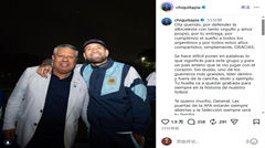Chủ tịch LĐBĐ Argentina tri ân Otamendi: Đội tuyển quốc gia mãi là ngôi nhà của bạn, cánh cửa AFA sẽ luôn rộng mở