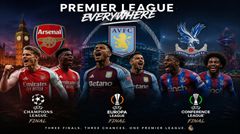 Họ có thể giành được bao nhiêu danh hiệu? Arsenal, Aston Villa và Crystal Palace tiến vào chung kết, qua đó giúp Premier League giành được cả ba suất tham dự vòng chung kết các giải đấu châu Âu