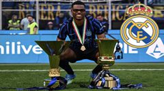 Chớp nhoáng! Romano: Real Madrid chi 20 triệu euro kích hoạt điều khoản giải phóng của Dumfries, here we go