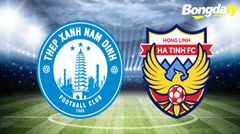Thép Xanh Nam Định VS Hồng Lĩnh Hà Tĩnh 18:00 09/02/2026 V-League