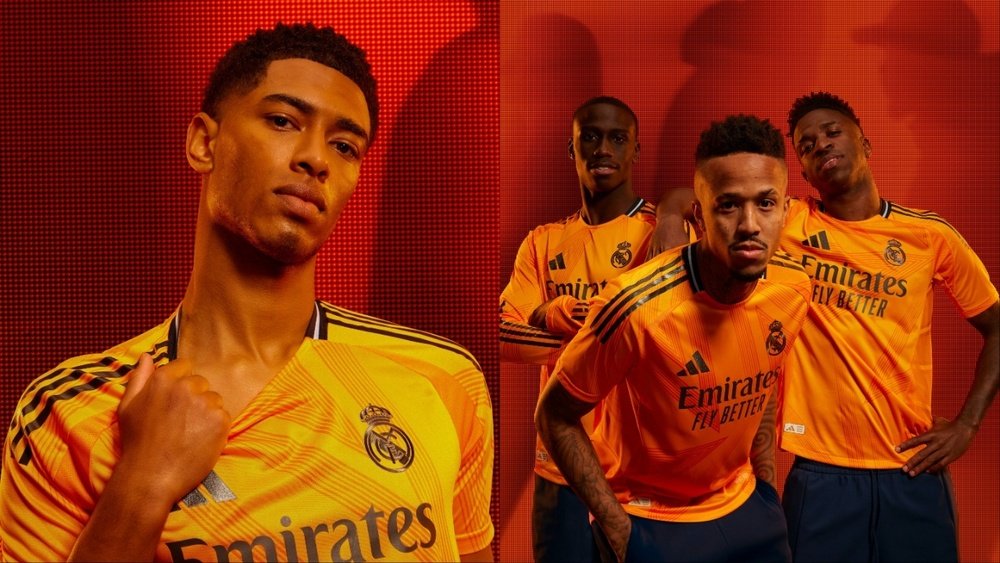 Real Madrid Unveils Orange Second Kit for 2024-25 Season