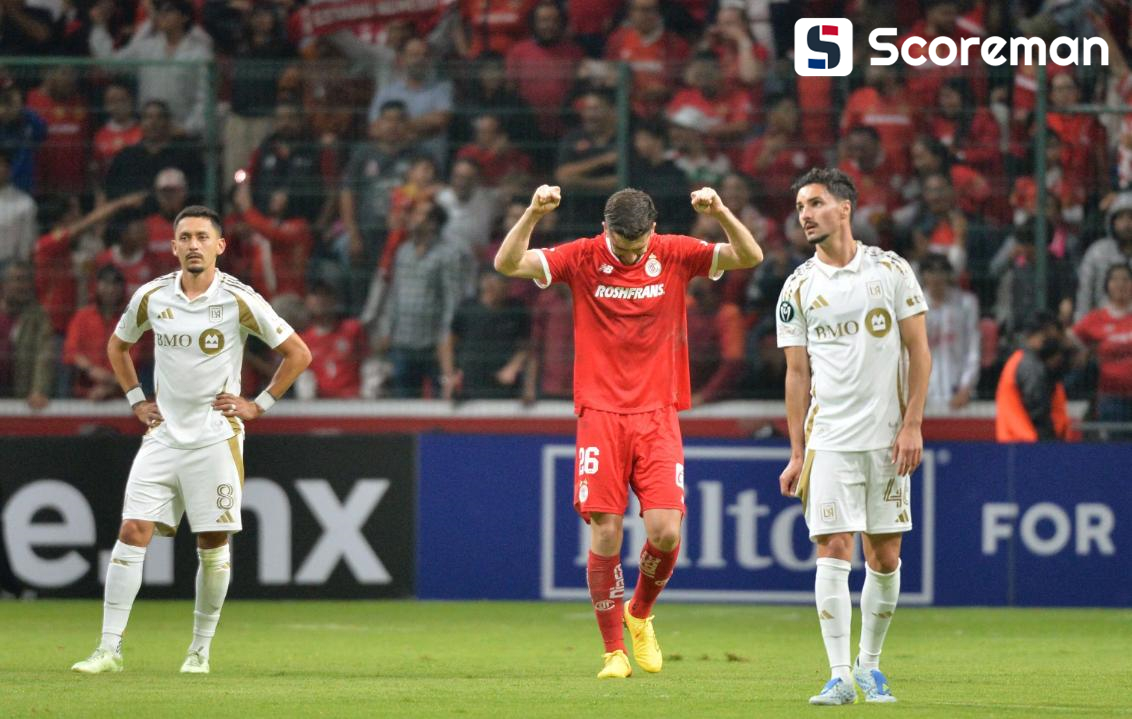 LAFC, 톨루카 원정에서 0-4 참사...북중미컵 결승행 실패