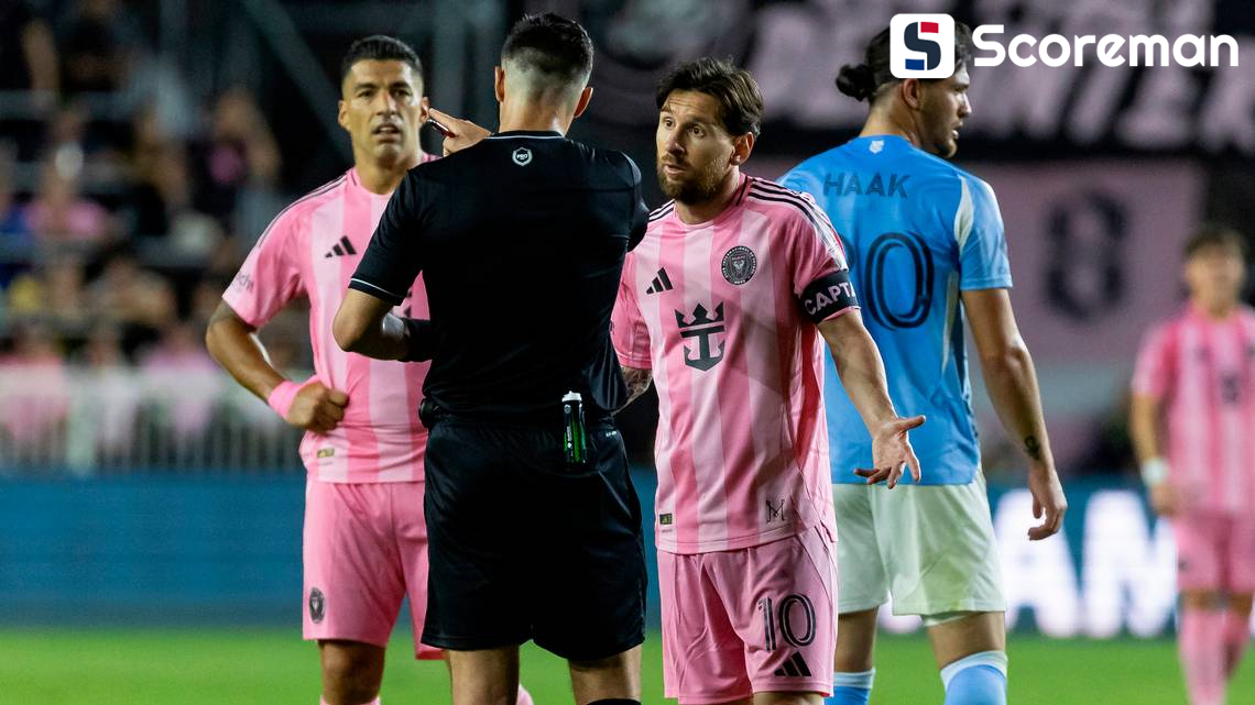'상대팀 목덜미 잡은' 메시·수아레즈, MLS 벌금 징계