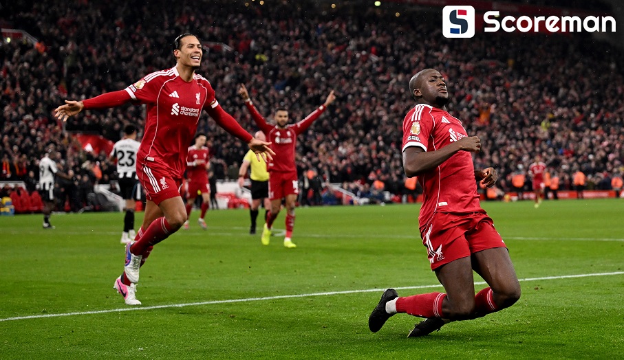 '에키티케·비르츠 맹활약' 리버풀，뉴캐슬전 4-1 대승...5위 도약