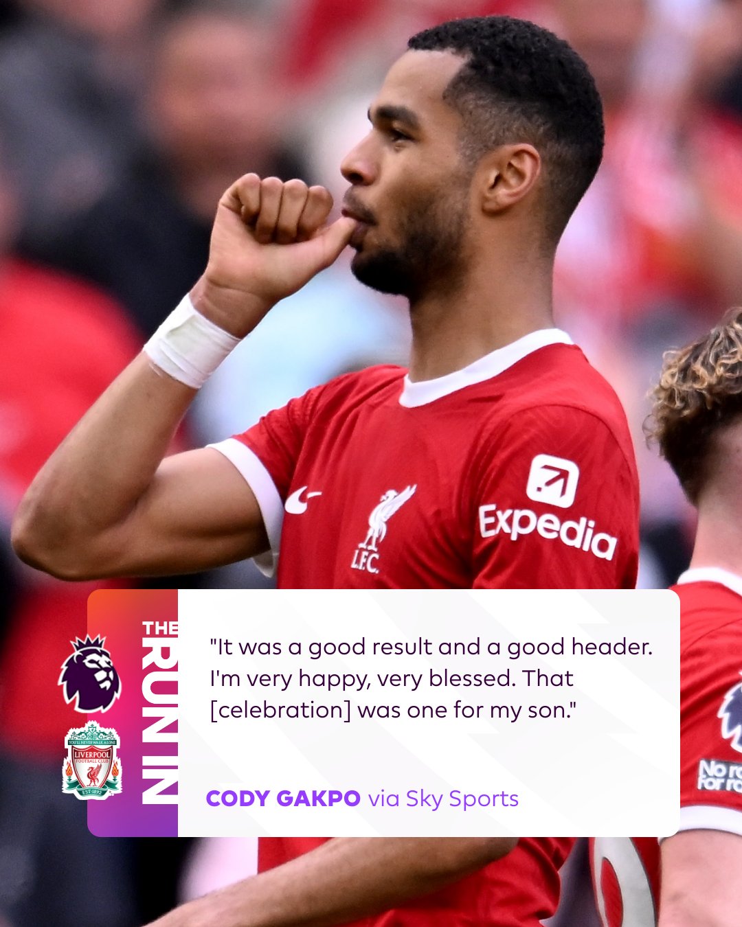 Gakpo's header was 𝐞𝐱𝐜𝐞𝐥𝐥𝐞𝐧𝐭 - his best performance of the season!