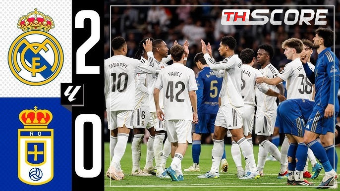 ​ราชันชุดขาวอัดโอเบียโด 2-0 