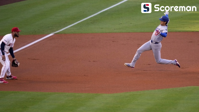 5회에도 마운드 오른 오타니, 시즌 최다실점…다저스는 4연패로 2위 추락