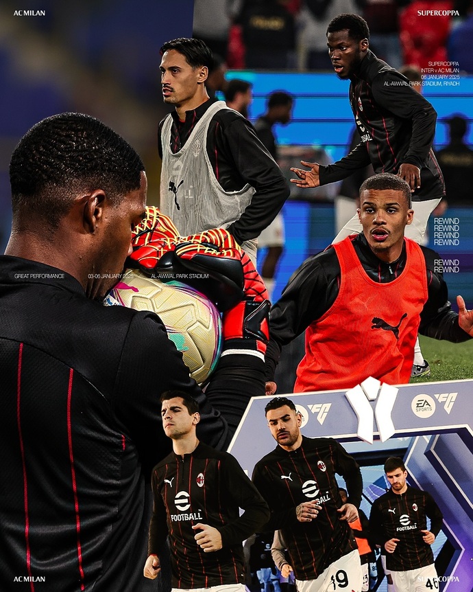 Italian Super Cup AC Milan：How we turned the impossible into the unforgettable ❤️🖤