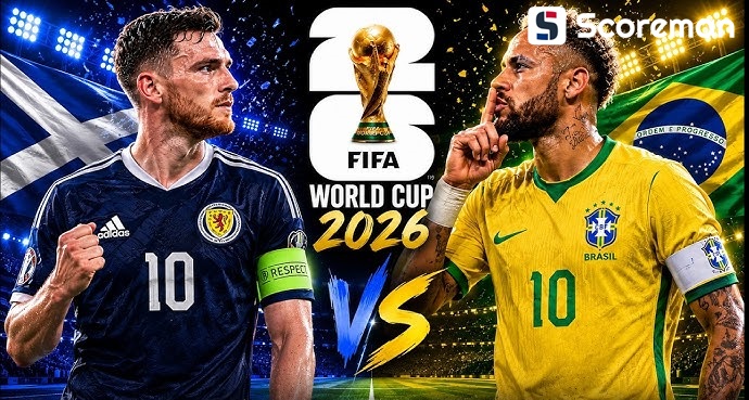 6월25일 월드컵 - 스코틀랜드 VS 브라질 해외축구 분석 프리뷰