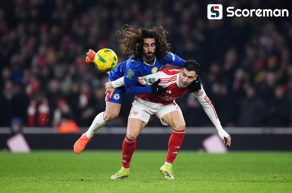 '하베르츠 극장골' 아스널, 첼시 꺾고 카라바오컵 결승행 확정
