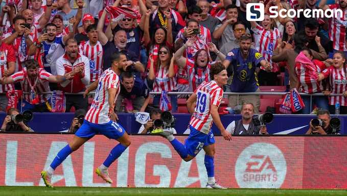 AT 마드리드, '마드리드 더비'서 레알마드리드 5-2 제압...리그 4위로