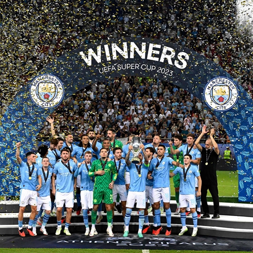 Man City beat Sevilla 6-5 on penalties to win the Super Cup