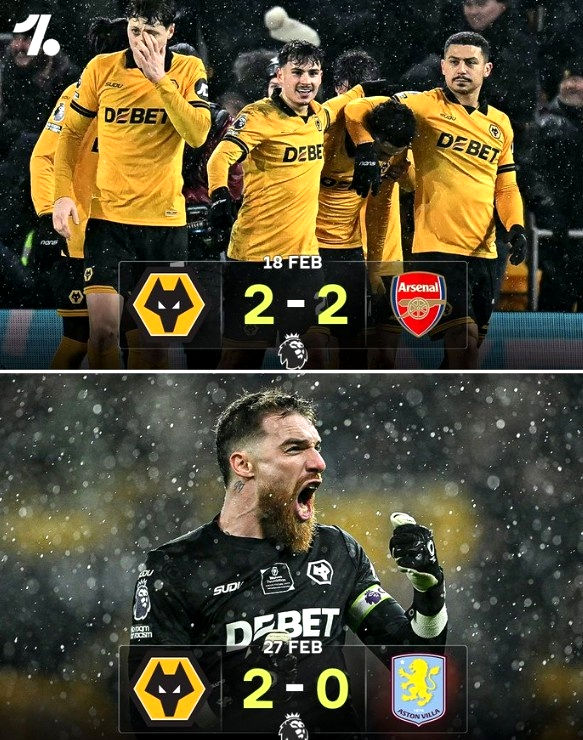 Wolves: Hai sân nhà gần nhất thắng Villa, hòa Arsenal – sắp đối đầu Liverpool 2 trận liên tiếp