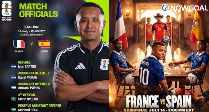 FIFA Announces Referee Team for France vs Spain 2026 World Cup Semifinal