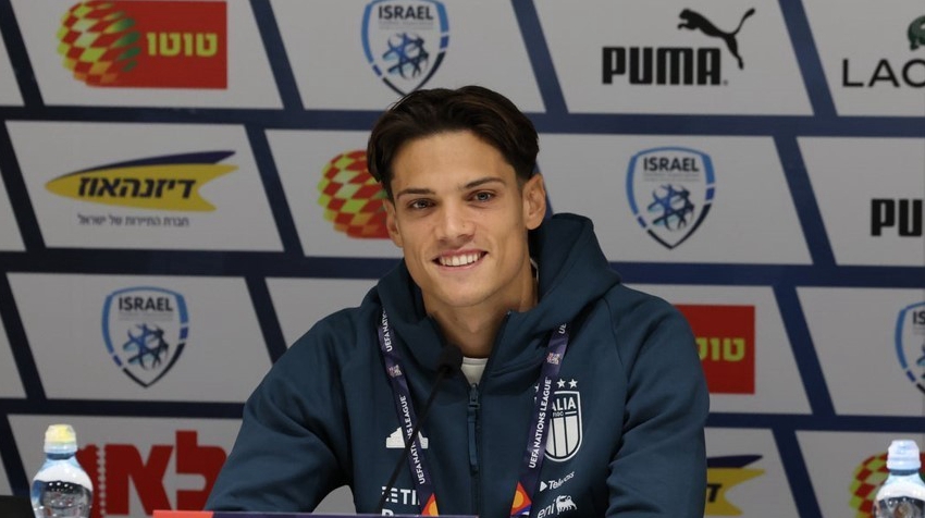 On the eve of the match, Italy midfielder Samuele Ricci attended a press conference