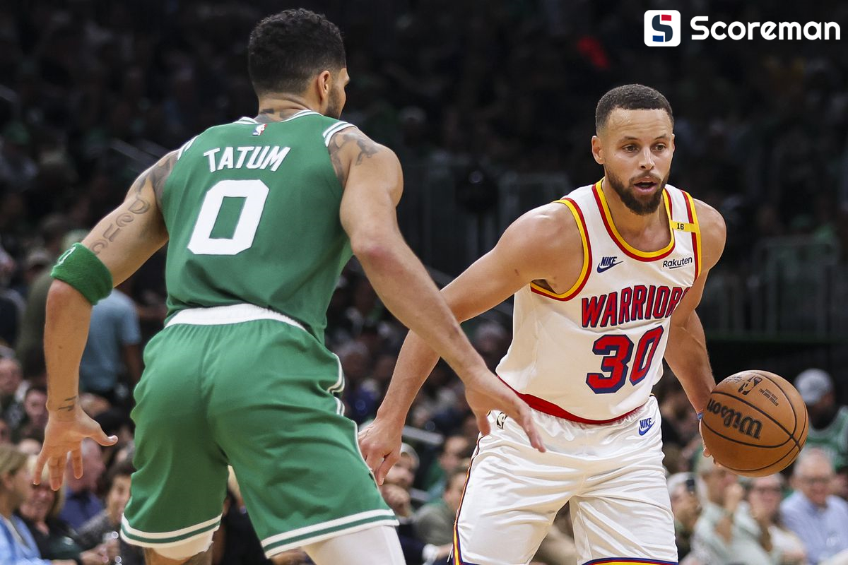 커리 침묵...골든스테이트, 보스턴 셀틱스에 40점 차 대패