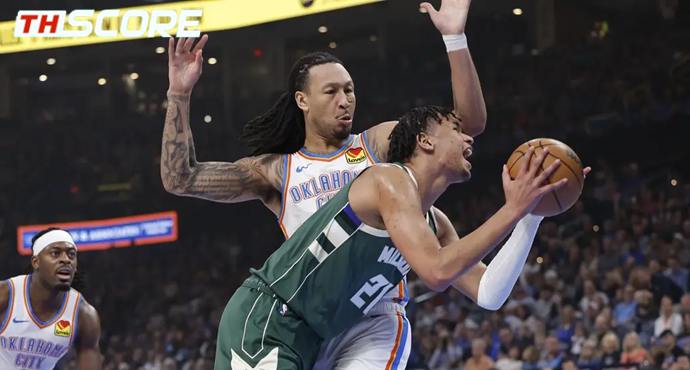 NBA - โอกลาโฮม่า ซิตี้ ธันเดอร์ 93-110 มิลวอกี บักส์
