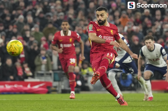 토트넘, 리버풀에 0-4 완패...리그컵 결승 좌절