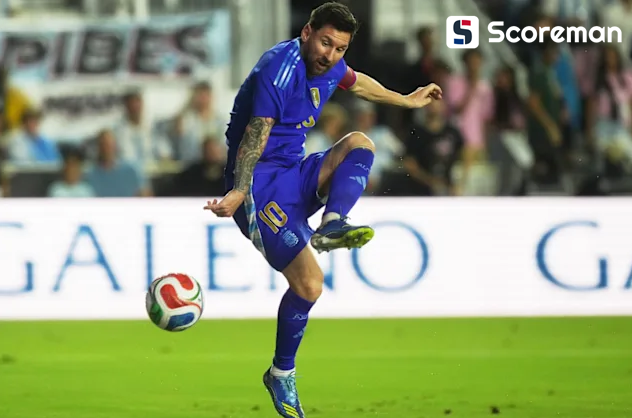 아르헨티나, 푸에르토리코 6-0 대승... 메시 2도움