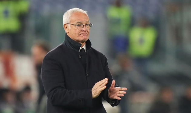 ​Ranieri kêu gọi AS Roma không được đầu hàng sau chuỗi trận không thắng