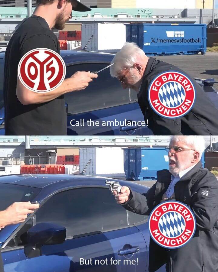 Ảnh vui hôm nay: Dẫn 3 bàn hiệp một quả không nên mở sâm banh nhé, nhắm mắt mở mắt cái Bayern đã ghi 4 bàn