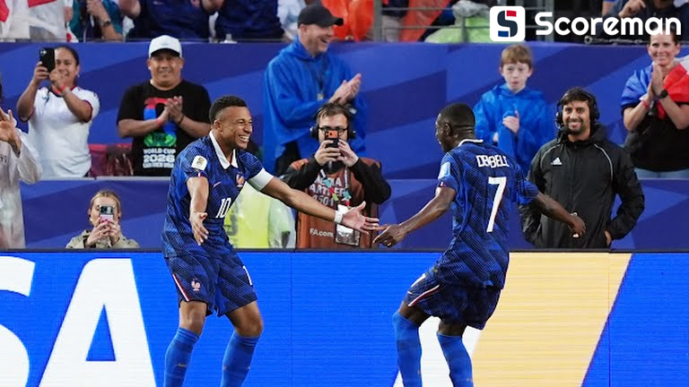 '음바페 멀티골+뎀벨레 첫 골' 프랑스, 이라크에 3-0 승리! 32강행 확정