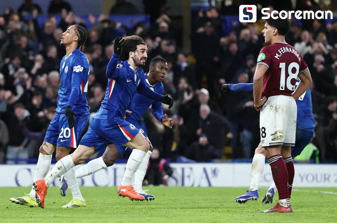 첼시, 투입된 선수가 3골 만들어내며 3-2 역전승!