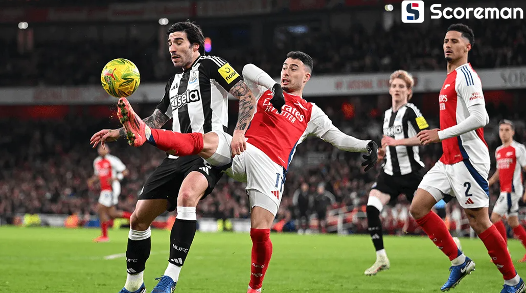 아스널, 뉴캐슬에 0-2 패배…리그컵 결승행 실패