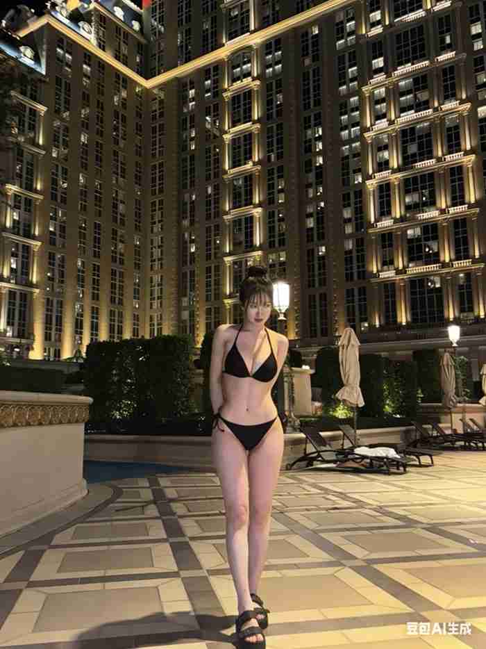 ฮาคยอง นางแบบเกาหลี อวดหุ่นแซ่บ ด้วยชุดบิกินี่สีดำ