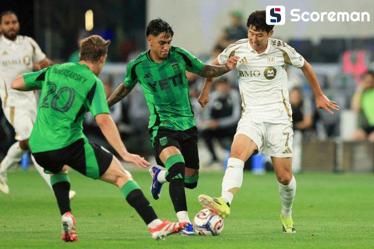손흥민 8경기째 '침묵'…LAFC, 오스틴과 0-0 무승부로 5연승 무산