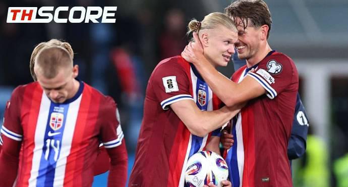 ฮาแลนด์แฮตทริก! นอร์เวย์ถูกยกเทียบสเปนหลังยำอิสราเอล 5-0