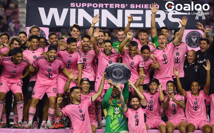 Messi scores hat trick as Inter Miami finishes with best record in MLS history, rolls past New England 6-2