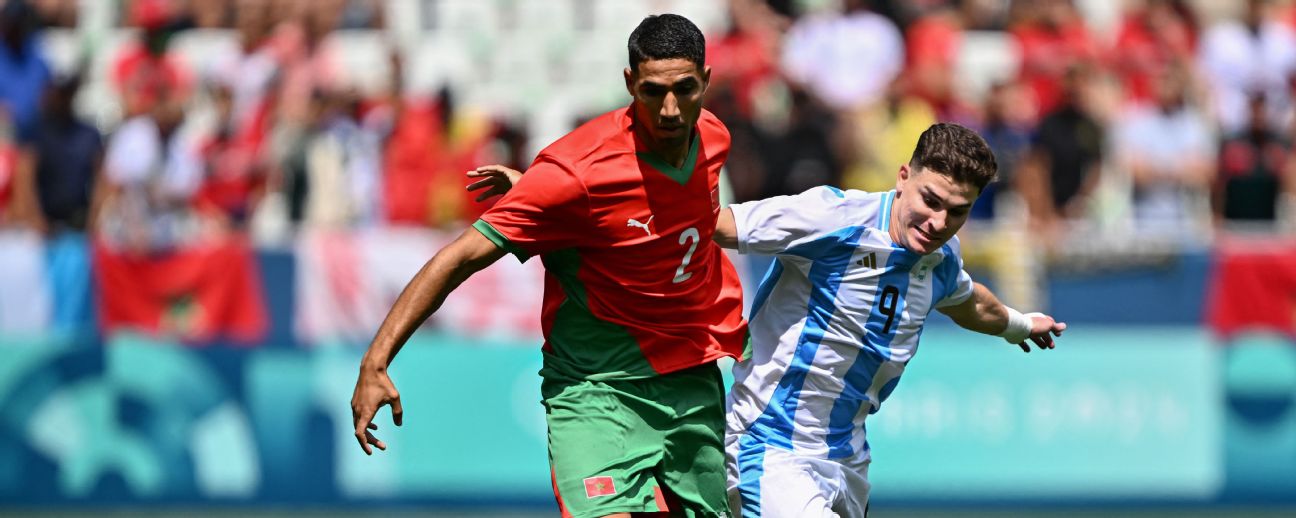 Kết quả bóng đá Olympic: Argentina U23 1-2 Morocco U23