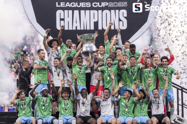 시애틀 사운더스, 인터 마이애미 3-0 꺾고 리그스컵 정상 등극