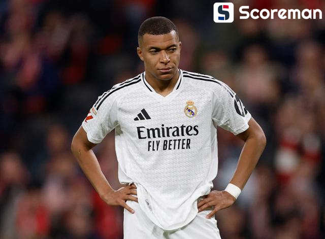 음바페, 페널티킥 또 실패했다...레알 마드리드는 1-2 충격패!