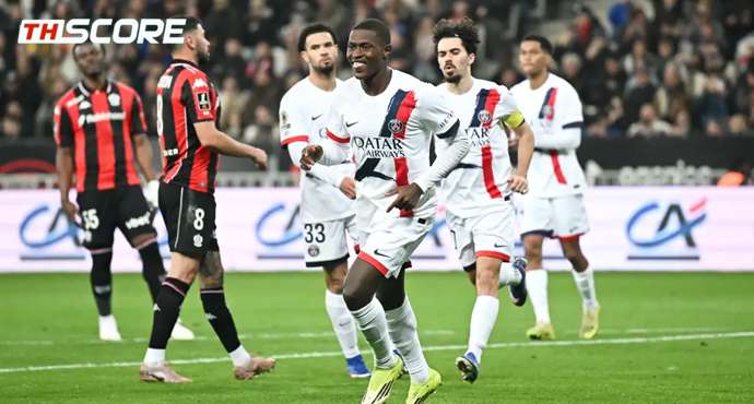 ลีกเอิง ฝรั่งเศส - นีซ 0-4 ปารีส แซงต์ แชร์กแมง