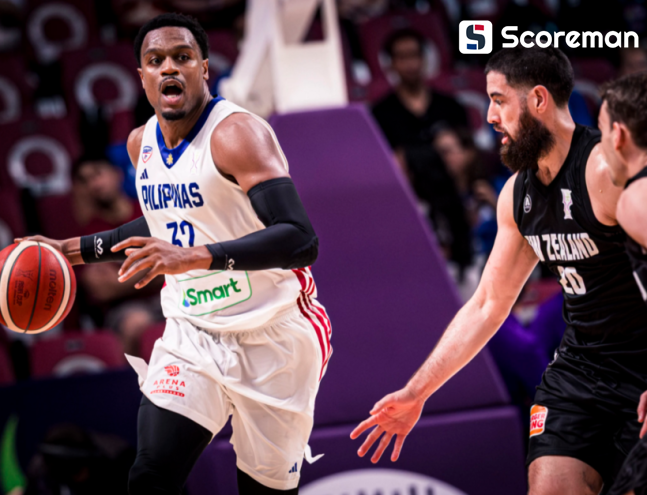 '농구 아시아컵' 필리핀, 뉴질랜드에 패하며 충격의 2연패