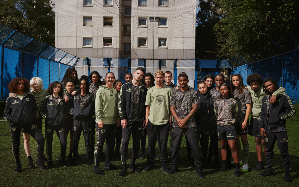 Adidas × Maharishi × Arsenal loạt trang phục chung