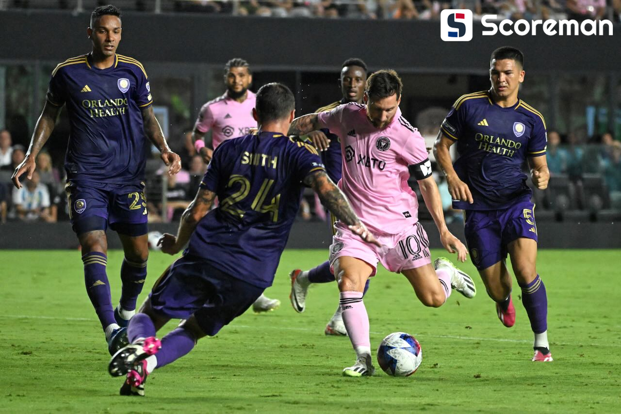 인터 마이애미, 3-1으로 올랜도 시티 제압 리그스컵 결승행...메시 멀티골