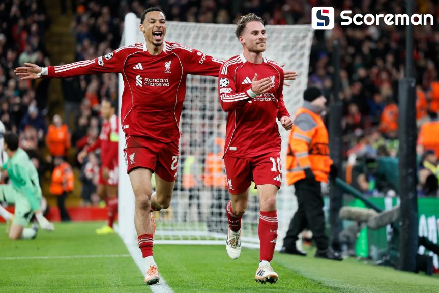 리버풀, 레알 마드리드에 1-0 신승...맥 앨리스터 결승골