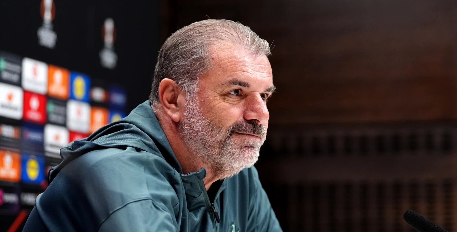 Spurs head coach Postecoglou attended a press conference ahead of the match